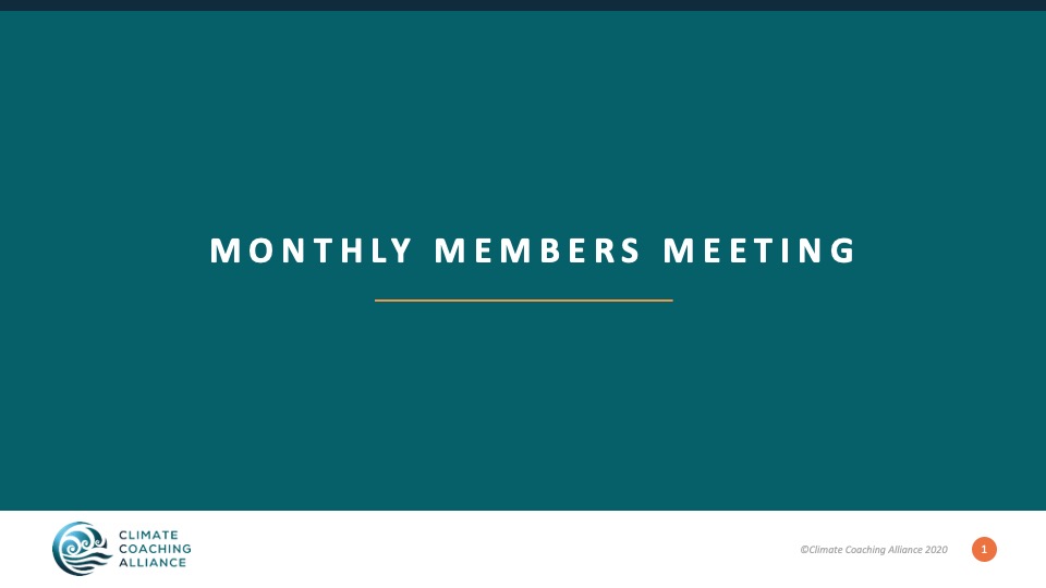 Member Meeting