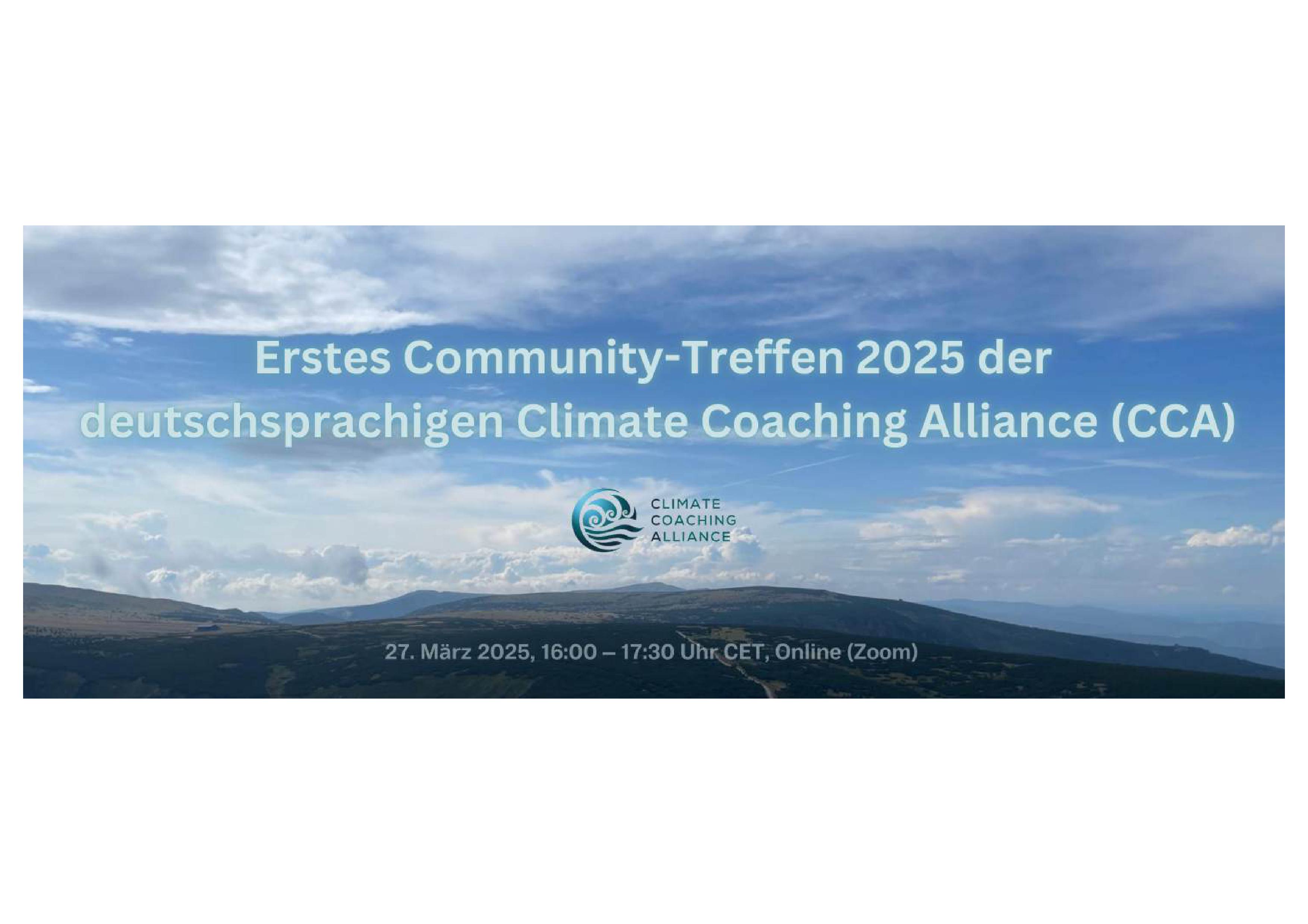 Erstes Community-Treffen 2025 der deutschsprachigen Climate Coaching Alliance (CCA)